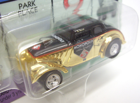 画像: 2000 JOHNNY LIGHTNING - MONPOLY 70th ANNI. 【1933 WILLY'S】　GOLD (K・B TOYS EXCLUSIVE)