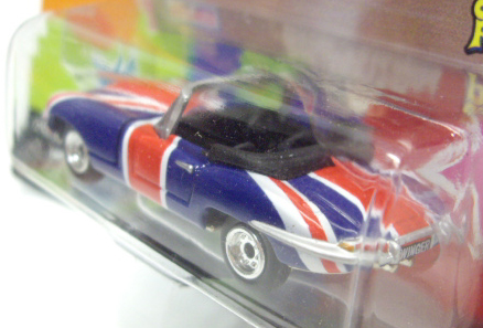 画像: 1999 JOHNNY LIGHTNING - HOLLYWOOD ON WHEELS 【AUSTIN POWERS SHAGUAR】　BLUE/RR