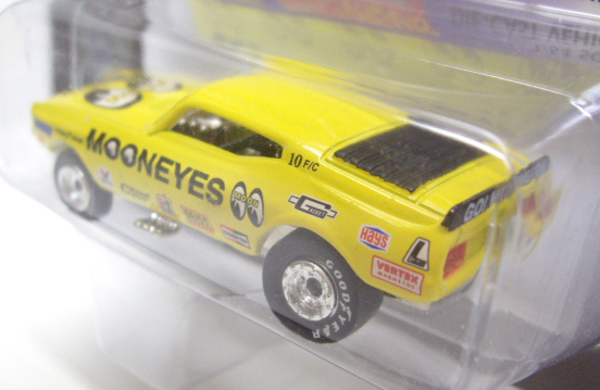 画像: 1998 JOHNNY LIGHTNING - RACING DREAMS 【VINTAGE MOONEYES '71 MUSTANG FUNNY CAR】　YELLOW/RR