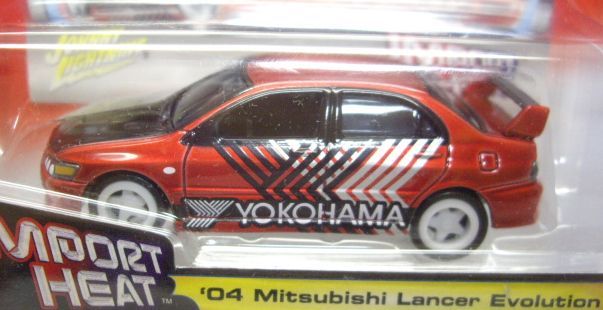 画像: 2004 JOHNNY LIGHTNING - STREET FREAKS 【'04 MITSUBISHI LANCER EVOLUTION】 RED 