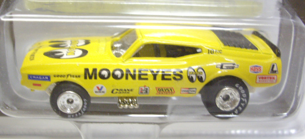 画像: 1998 JOHNNY LIGHTNING - RACING DREAMS 【VINTAGE MOONEYES '71 MUSTANG FUNNY CAR】　YELLOW/RR