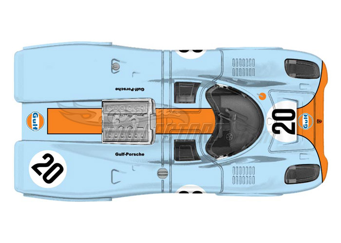 画像: PRE-ORDER 2013 RLC GULF RACING 【PORSCHE 917K】 SPEC.GULF BLUE/RR (入荷日未定）