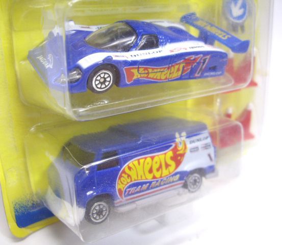 画像: 1995 AUTO CITY 3 PACK 【F1 RACE CAR/JAGUAR XJR12/HOT ROD CUSTOM VAN】　RACE TEAM BLUE/C2 (CORGIキャスト)