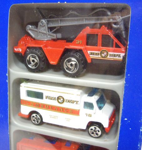 画像: 1997 5PACK 【FIRE FIGHTING】　 Flame Stopper / Ambulance / Rescue Ranger / Fire Eater / Police Cruiser 