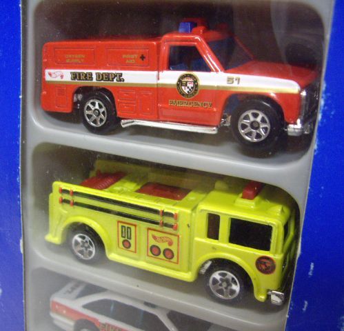 画像: 1997 5PACK 【FIRE FIGHTING】　 Flame Stopper / Ambulance / Rescue Ranger / Fire Eater / Police Cruiser 