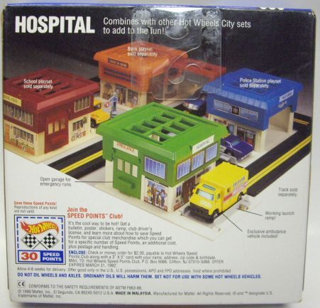 画像: 1990 CITY HOSPITAL 【AMBULANCE】　YELLOW/BW