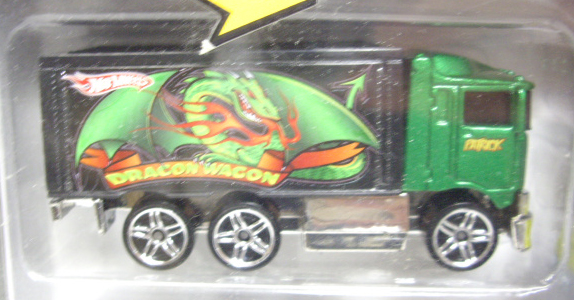 画像: 2007 HOT WHEELS 10 【HIWAY HAULER (DRAGON WAGON)】　GREEN/PR5