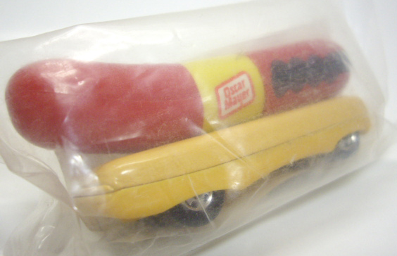 画像: BAGGIE - 1992 OSCAR MAYER PROMO 【OSCAR MAYER WIENERMOBILE】　RED-TAN/BW (RARE WHEELS)