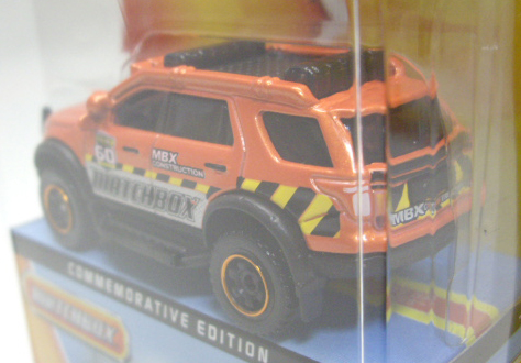 画像: 2013 MATCHBOX 60th ANNIVERSARY 【2012 FORD EXPLORER】 MET.ORANGE (MATCHBOX TAMPO)