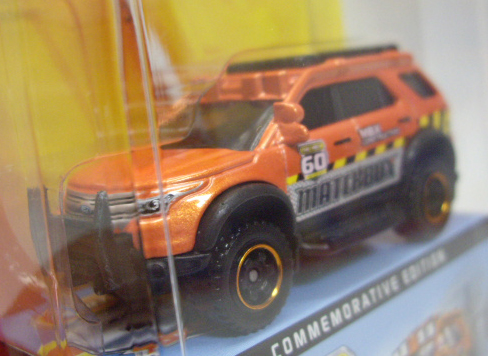 画像: 2013 MATCHBOX 60th ANNIVERSARY 【2012 FORD EXPLORER】 MET.ORANGE (MATCHBOX TAMPO)