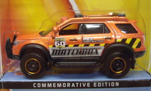 画像: 2013 MATCHBOX 60th ANNIVERSARY 【2012 FORD EXPLORER】 MET.ORANGE (MATCHBOX TAMPO)