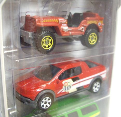 画像: 2013 MATCHBOX 5PACK  【OUTDOOR】 1985 Toyota 4Runner(EX)/'43 Jeep Willys(EX)/Volkswagen Saveiro Cross/Chevy Suburban(EX)/Travel Trailer(EX)