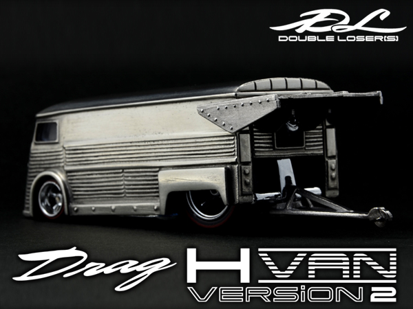 画像: PRE-ORDER HELLS DEPT 2013 【DOUBLE LOSER[S]  DRAG H-VAN Ver. 2 (カスタムパーツ）】 WHITE METAL MADE （送料サービス適用外） (近日入荷予定）