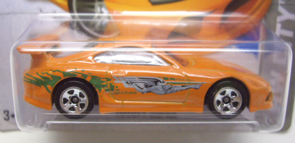 画像: 【(FAST & FURIOUS) TOYOTA SUPRA】 ORANGE/5SP  (インターナショナル・ショートカード）