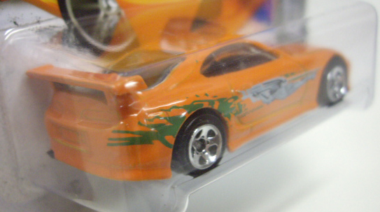 画像: 【(FAST & FURIOUS) TOYOTA SUPRA】 ORANGE/5SP  (インターナショナル・ショートカード）