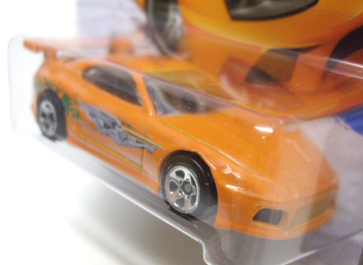 画像: 【(FAST & FURIOUS) TOYOTA SUPRA】 ORANGE/5SP  (インターナショナル・ショートカード）