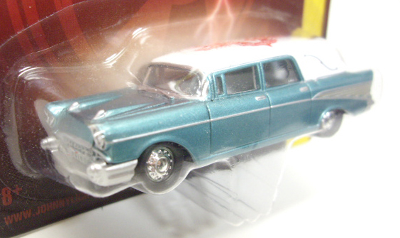 画像: 2013 JOHNNY LIGHTNING - LAS VEGAS SUPER CONVENTION 【1957 CHEVY (HEARSE)】　GREENSILVER/RR (160台限定）