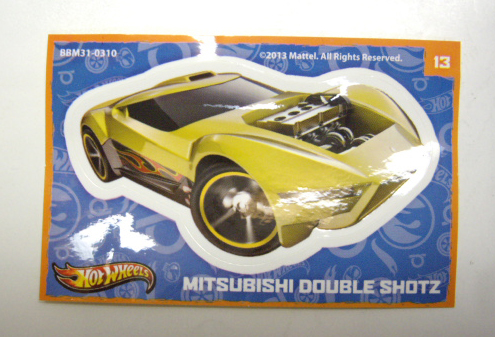 画像: 2013 WALMART EXCLUSIVE MYSTERY SERIES 2 【MITSUBISHI DOUBLE SHOTZ】　YELLOW/PR5