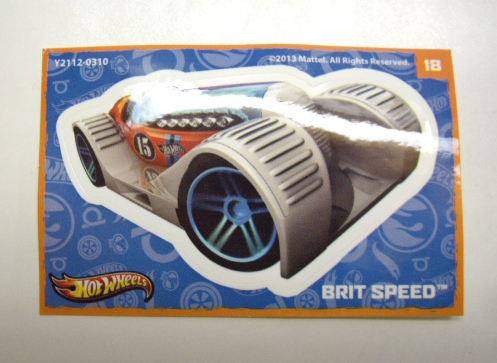 画像: 2013 WALMART EXCLUSIVE MYSTERY SERIES 2 【BRIT SPEED】　CHROME-ORANGE/PR5