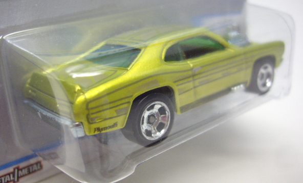 画像: 2013 COOL CLASSICS 【PLYMOUTH DUSTER THRUSTER】 SPEC.FROST LIME/RS(CHASE:台紙のOTTOが赤色）