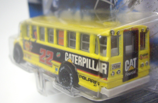 画像: 2000 HOT WHEELS RACING SCHOOL BUS SERIES【#22 TEAM CATERPILLAR】　YELLOW/GY BW