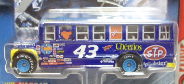 画像: 2000 HOT WHEELS RACING SCHOOL BUS SERIES【#43 TEAM STP】　BLUE/GY BW