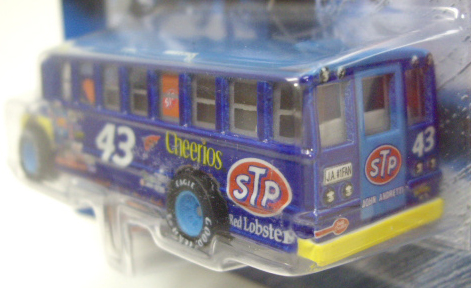 画像: 2000 HOT WHEELS RACING SCHOOL BUS SERIES【#43 TEAM STP】　BLUE/GY BW