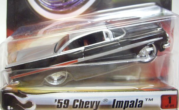 画像: 2007 1/50 CUSTOM CLASSICS 【'59 CHEVY IMPALA】　BLACK/RR