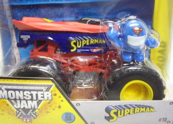 画像: 2014 MONSTER JAM included MONSTER JAM FIGURE! 【SUPERMAN】 BLUE-RED(2014 NEW LOOK!)