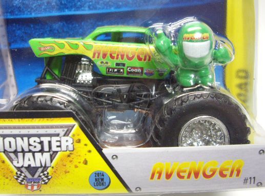 画像: 2014 MONSTER JAM included MONSTER JAM FIGURE! 【AVENGER】 SILVER (2014 NEW LOOK!)