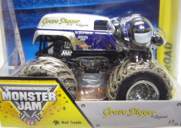 画像: 2014 MONSTER JAM included MONSTER JAM FIGURE! 【GRAVE DIGGER THE LEGEND】 SILVER (MUD TREADS)