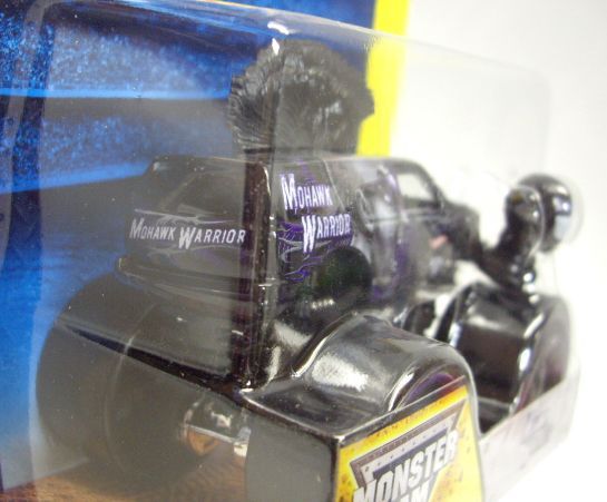 画像: 2014 MONSTER JAM included MONSTER JAM FIGURE! 【MOHAWK WARRIOR】 BLACK (TRACK ACE TIRES)