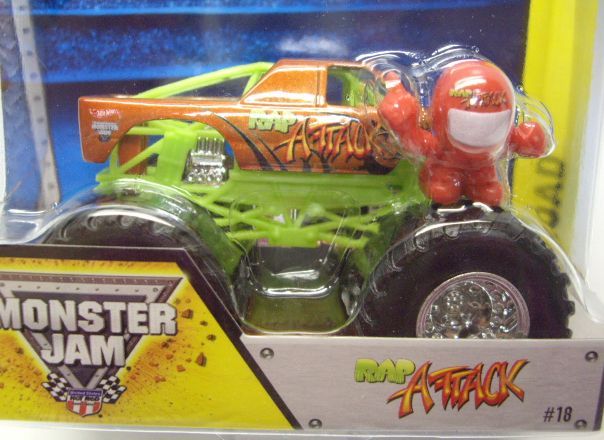 画像: 2014 MONSTER JAM included MONSTER JAM FIGURE! 【RAP ATTACK】 DK.ORANGE