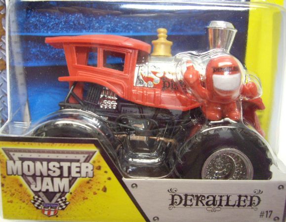 画像: 2014 MONSTER JAM included MONSTER JAM FIGURE! 【DERAILED】 RED-ZAMAC