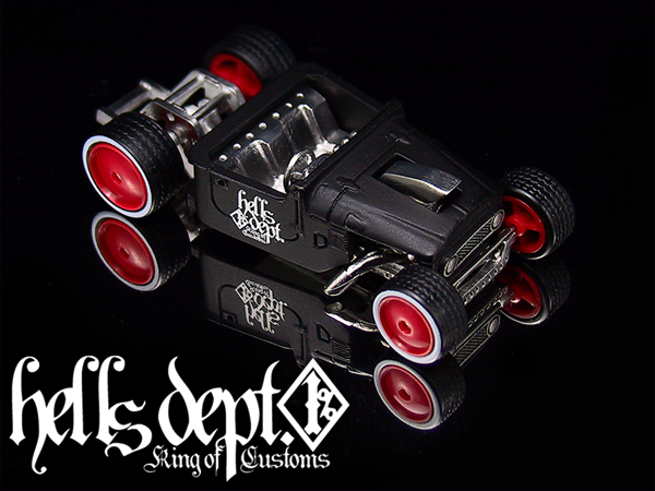 画像: PRE-ORDER HELLS DEPT 2014 【"THE SKELETON FROM JAPAN" HELLS DEPT COMMERCIAL CAR RED MOON(Just Fit Inner Jewelry Case)(完成品） 】 WHITE METAL MADE （送料サービス適用外） (近日入荷予定）