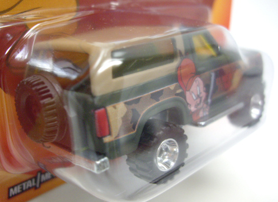 画像: 2014 POP CULTURE - LOONEY TUNES 【'85 FORD BRONCO】 FLAT OLIVE/RR (ELMER FUDD)