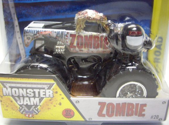 画像: 2014 MONSTER JAM included MONSTER JAM FIGURE! 【ZOMBIE】 WHITE (2014 NEW TRUCK!)