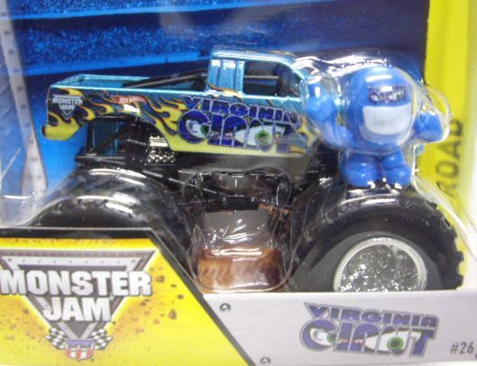 画像: 2014 MONSTER JAM included MONSTER JAM FIGURE! 【VIRGINIA GIANT】 LT.BLUE