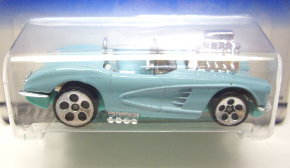 画像: 【'58 CORVETTE with ENGINE】 TURQUOISE/5H (98 RED CAR CARD)