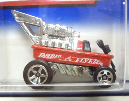 画像: 【RADIO FLYER WAGON】 RED/5SP (98 BLUE CAR CARD)