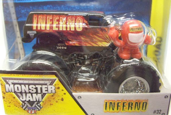 画像: 2014 MONSTER JAM included MONSTER JAM FIGURE! 【INFERNO】 BLACK