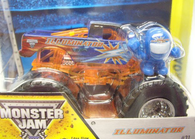 画像: 2014 MONSTER JAM included MONSTER JAM FIGURE! 【ILLUMINATOR】 BLUE (EDGE GLOW/ROLL CAGE)