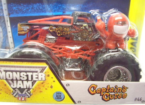 画像: 2014 MONSTER JAM included MONSTER JAM FIGURE! 【CAPTAIN'S CURSE】 BLACK (2014 NEW LOOK!)