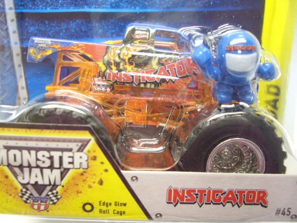 画像: 2014 MONSTER JAM included MONSTER JAM FIGURE! 【INSTIGATOR】 BLUE (EDGE GLOW/ROLL CAGE)