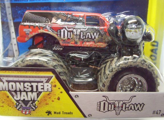 画像: 2014 MONSTER JAM included MONSTER JAM FIGURE! 【IRON OUTLAW】 RED (MUD TREADS)