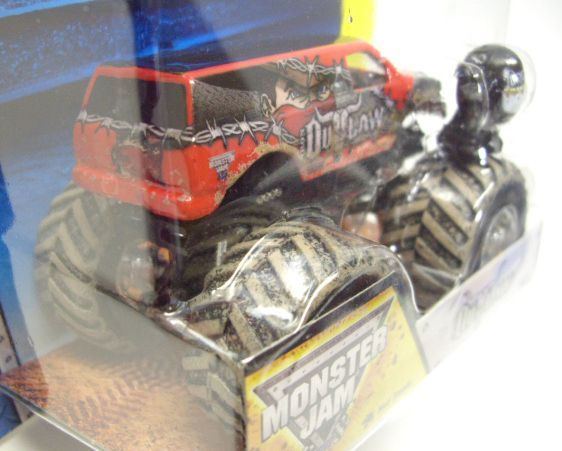 画像: 2014 MONSTER JAM included MONSTER JAM FIGURE! 【IRON OUTLAW】 RED (MUD TREADS)