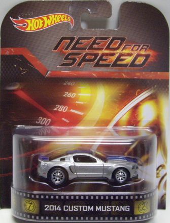 画像: 2014 RETRO ENTERTAINMENT 【2014 CUSTOM MUSTANG】 SILVER/RR (NEED FOR SPEED)(リアデカール？TAMPO？なし）