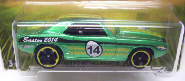 画像: 2014 WALMART EXCLUSIVE - HAPPY EASTER 【'69 CAMARO】 GREEN/MC5