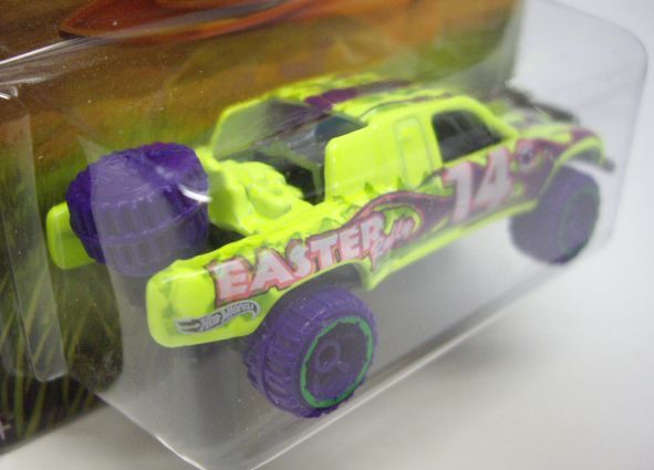 画像: 2014 WALMART EXCLUSIVE - HAPPY EASTER 【TOYOTA OFF-ROAD TRUCK】 NEON YELLOW/OR6SP