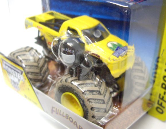 画像: 2014 MONSTER JAM included MONSTER JAM FIGURE! 【FULLBOAR】 YELLOW (MUD TREADS)